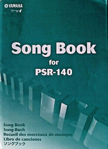 Yamaha Song Book for PSR-140 Keyboard, 98 Songs, 72 Pages, Original Yama... - $19.79