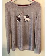 Laura Ashley PJ Pajama Set-Henley Top-Scotty Dogs-Soft &amp; Cozy - Size Sm ... - $38.36 CAD