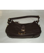 The Limited Brown Croc Embossed &amp; Pebbled Leather Baguette Handbag (NEW) - £7.96 GBP