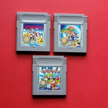 Super Mario Land 1 2 3 Nintendo Game Boy Original Lot 3 Games Authentic Saves - £87.69 GBP