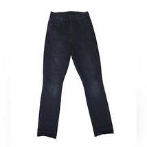 Mother Jeans Womens Size 23 The Super Swooner Blackbird Black Denim Pants - £57.99 GBP