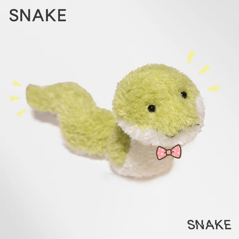 Fluffly Little Snake Lovely Coil Snakes Funny Kids Home Decor - $34.21