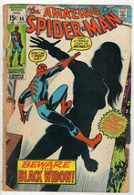 Amazing Spider-Man #86 ORIGINAL Vintage 1970 Marvel Black Widow Split Cover - £47.47 GBP