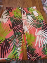 Palm Leaves Boys Size L 14/16 Swim Shorts - £15.69 GBP