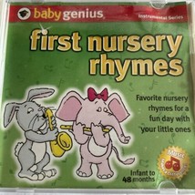 Baby Genius: First Nursery Rhymes - Infants To 48 Months Children&#39;s Cd Music - £15.73 GBP