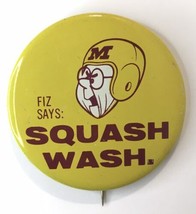 University Minnesota Squash Wash Gophers Football Vintage Pin Button Ros... - £10.78 GBP