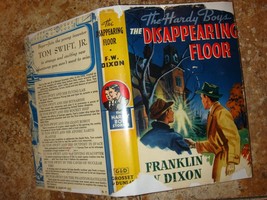 Hardy Boys 19 The Disappearing Floor hcdj 1957 printing Franklin W. Dixon - $9.95