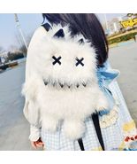 Plush Monster Backpack – Kawaii Furry Stuffed Animal Bag w/ Horns &amp; Teet... - $735.94 MXN