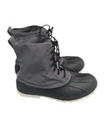 Native Duck Boots Lightweight Men&#39;s 10 Women&#39;s 12 Black/Gray Excellent C... - $522.25 MXN