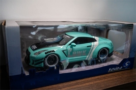 Solido Nissan GTR R35 Liberty Walk Diecast Model Car-Scale 1/18-Blue - O... - $162.00