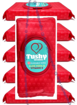 ( 6 PACK ) Tushy Women Aloe Vera &amp; Vitamin E 48-ct/pack Flushable Wipes ... - $47.07 CAD