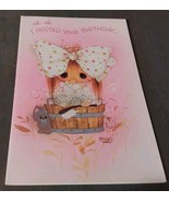 Vintage Laurel Greeting Card Missed Birthday Babbi Soap Tub No Envelope - £9.66 GBP