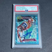 1995 Topps Finest #25 Steve Atwater Signed Card PSA Slabbed Auto 10 Broncos - £103.90 GBP