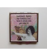 Compact Mirror &quot;Cocktail Fairy Boo Freakin Hoo&quot; by Fancy Pantz Designs, New - €9,38 EUR