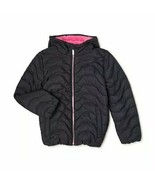 Limited Too ~ Girl&#39;s Size 4 ~ Black ~ Pockets Quilted Puffer Hooded Jack... - $26.18