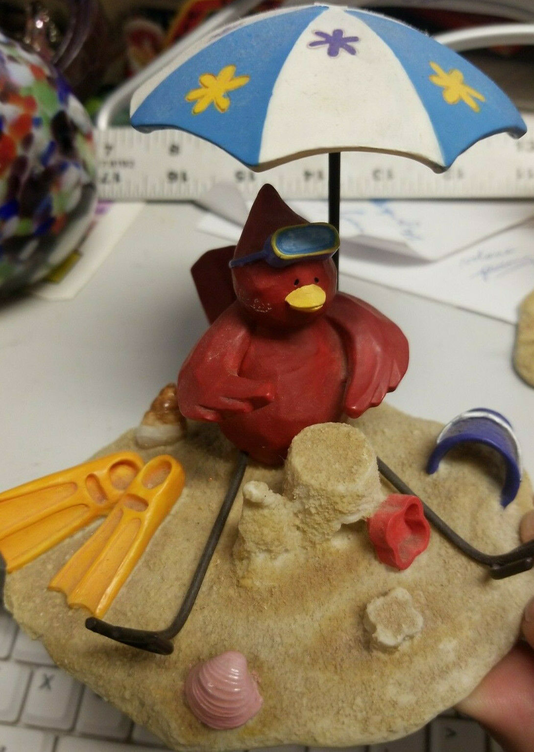Primary image for Russ Tweet Along With Me Bird Figurine "Tweet Along Bird with Umbrella" #13064