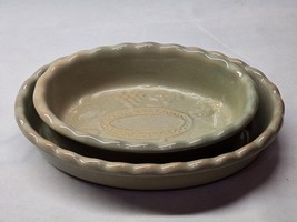 Vintage Clay Pottery Glazed Baking Dishes - Functional Or Display - MATC... - $22.56