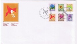 Stamps Canada FDC Floral Definitives April 22 1977 - $2.96