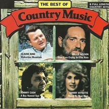 Best Of Country Music CD Marty Robbins Claude King Willie Nelson Johnny Cash   - £1.56 GBP