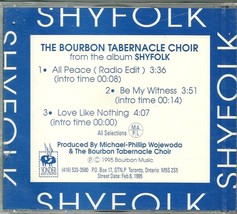 Bourbon Tabernacle Choir CD From the album Shyfolk 3 Track Promotional CD - £1.55 GBP