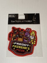 NEW 2016 BioWorld Five Nights At Freddys&quot; Decal Fazbears Pizza - $6.99