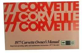 1977 Corvette Manual Owners - $29.65