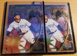 Alex Rodriguez 2x lot 1998 Skybox Metal Universe Diamond Heroes #4 Mariners MLB - £3.19 GBP