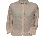 Vintage Miss Fashionality Womens Blouse Size 13-14 Button Lace Pink - $13.20