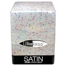 Ultra Pro Deck Box: Satin Cube: Glitter Clear - £12.89 GBP