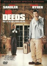 Mr. Deeds DVD Adam Sandler Winona Ryder Peter Gallagher Special Edition - £2.38 GBP