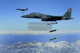 F-15E Strike Eagle Figher Jets Dropping 2 Ton Bombs Afghanistan 4X6 Postcard - $8.99