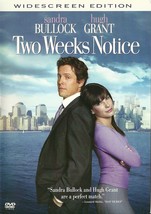 Two Weeks Notice DVD Sandra Bullock Hugh Grant - £2.35 GBP