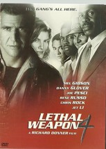 Lethal Weapon 4 DVD Mel Gibson Danny Glover Joe Pesci Rene Russo Chris Rock - £2.38 GBP
