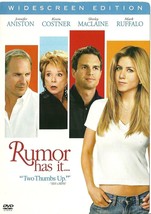 Rumor Has It DVD Jennifer Aniston Kevin Costner Shirley MacLaine - £2.39 GBP
