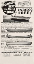 1928 Print Ad Thompson Bros.Boats 4 Models Shown Wisconsin &amp; New York - £7.27 GBP