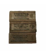 3 VTG NOS S.W. CARD Mfg. Co. Original Wood Box taps Made in USA 3-48 N.C... - $18.00