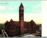 Città Hall Costruzione Toronto Ontario Canada Unp DB Cartolina - £3.99 GBP