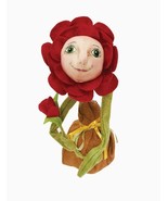 Gathered Traditions Poppy Sunflower Figure Joe Spencer Art Doll Spring S... - $52.36