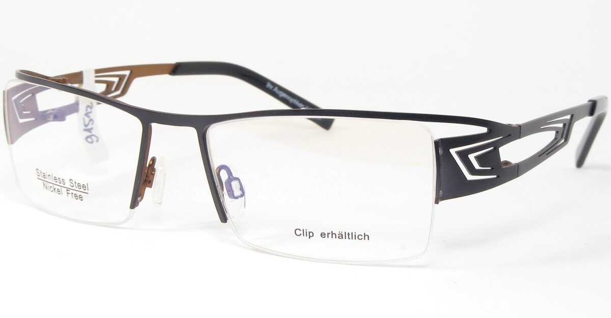 VISTAN Kruse 1487 3 Foncé Gunmetal Unique Rare Lunettes 51-16-120mm Alle... - $66.22