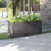  Garden Planter Grey Solid pinewood Large Durable Garden Planter - $4,845.11 MXN