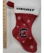 South Carolina &quot;Gamecucks&quot; Embroidered Snowflask Christmas Stocking Red 15&quot; - $34.71 CAD