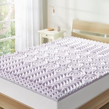 Mellow 1.5 Inch 5-Zone Memory Foam, Soothing Lavender Infusion, Full Mat... - $41.99