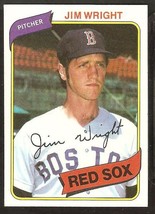 Boston Red Sox Jim Wright 1980 Topps Baseball Card # 524 Em  - £0.39 GBP