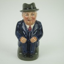 Royal Doulton Cliff Cornell Blue Small Toby Jug Limited Edition Vintage 1956 - £159.86 GBP