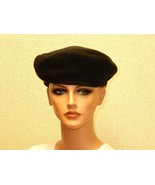 Gyarto Sapka Vintage Black Wool Beret, Leather Headband, Unisex, Medium,... - $39.81 CAD