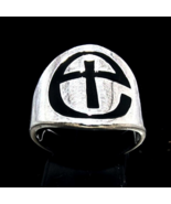 Sterling silver Anglican Cross ring Church of England religious symbol i... - £59.01 GBP
