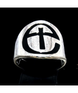 Sterling silver Anglican Cross ring Church of England religious symbol i... - $102.13 CAD