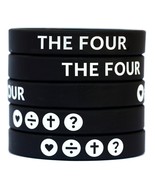 5 of XL Size THE FOUR Wristbands - Religous Inspiration Gospel Bracelet ... - $12.75