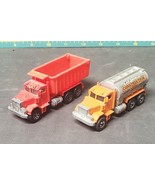 Hot Wheels Construction Peterbilt lot of 2 Vehicles 1979 Preowned - $23.36