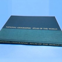 National Geographic Atlas of the World 1975 Fourth Edition Hardcover Vintage - £14.78 GBP